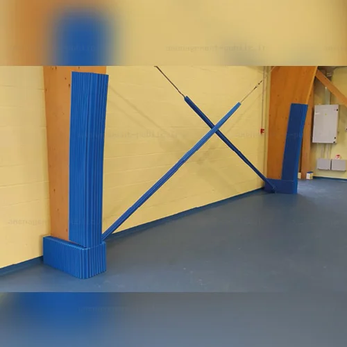 Feuilles de mousse antichoc pour installations sportives